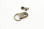 Rivet-On D-Loop Strap Anchor Clip (20mm)