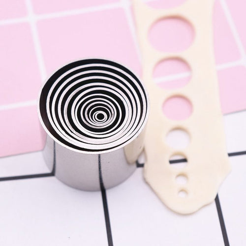 12 sizes micro mini stainless steel Small Round Circle polymer Clay Cutters Fondant Cookie Cutters Baking Tools