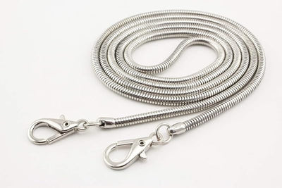 Custom Personalized Bag Purse Crossbody Shoulder Snake Chain Strap Handles Replacement Extender / Nickel