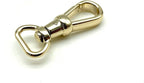 Push-Gate Swivel Clasp, Small D Eye (1/2")