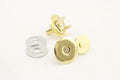 Thin Round Magnetic Snaps Bag Button Purse Leather Closures for Sewing Purse Bag Clutch Wallet