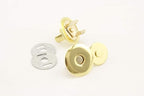 Thin Round Magnetic Snaps Bag Button Purse Leather Closures for Sewing Purse Bag Clutch Wallet