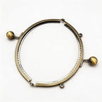 Arch Rhinestone Sew-In Kiss-Lock Purse Frame