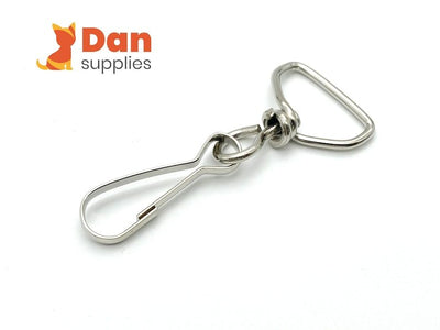 Lanyard Swivel Hook Clasp (2cm) - Nickel