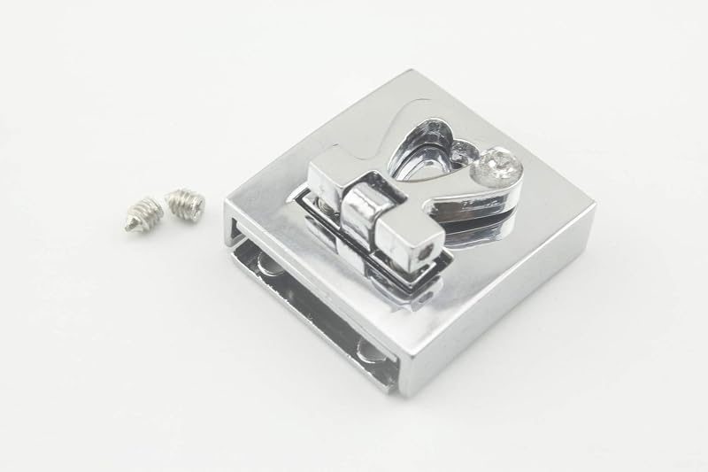 Rectangle Twist Turn Lock Clasp Purse Closure Lock Zinc alloying for Purse Bag Wallet Clutch Making Nickel