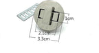Round Twist Turn Lock Clasp Purse Closure Lock Zinc alloying for Purse Bag Wallet Clutch Making 1.3" (33 mm)