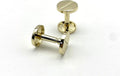 Zinc Alloy Round Chicago Binding Screw Rivets Concho Screw Button Nail Rivet for DIY Leather Decoration Bookbinding…