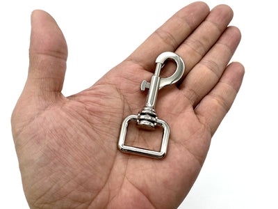 Bolt Snap with Slide Bar (3/4", 19mm eye) - Nickel