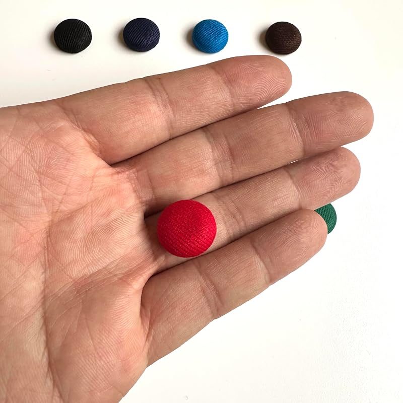 Baseball Cap Button 9/16" (14 mm) top Hat Button Repair kit with Tools Replacement (12 Color + Tools)
