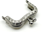 Crown Sew-In Kiss-Lock Purse Frame, 2" x 1 3/16" (5 x 3 cm)