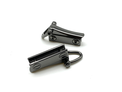 30mm Edge wallet clutch bag purse chain strap connector anchor clip with D ring Gold Nickel Gunmetal Anti bronze