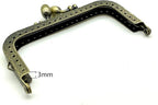 Rectangle Sew-In Kiss-Lock Purse Frame, 10.5 x 5 cm