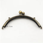 Arch Rhinestone Sew-In Kiss-Lock Purse Frame
