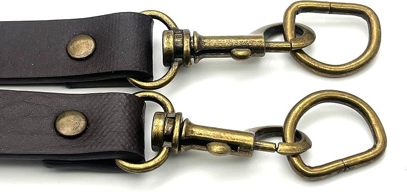 Faux PU Leather Handbag Purse Strap Handles with Clip and d Rings for Purse Bag Making Replacement