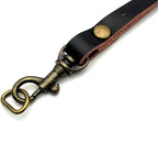 Genuine Leather Wristlet Strap Wrist Straps Handle with Lobster Clasp and D Ring for Key fob Replacement