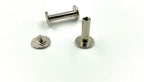 Iron Round Chicago Binding Screw Rivets Concho Screw Button Nail Rivet for DIY Leather Decoration Bookbinding