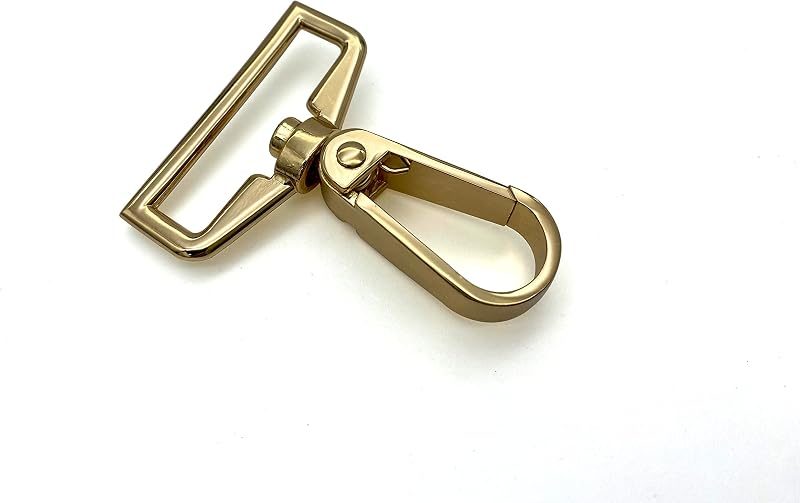 Flat-Gate Swivel Snap Hook, Wide Rectangle Eye