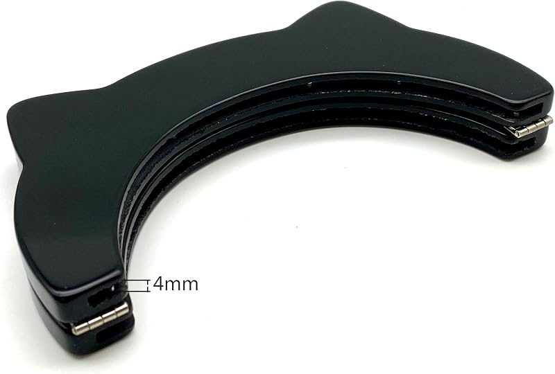 Acrylic Purse Frame with Chain Loops, 6 1/4" x 3 1/2" (16 x 9 cm)