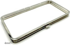Rectangle Glue-In Kiss-Lock Purse Frame, 7" x 3 3/4" (18 x 9.5 cm)