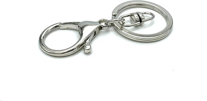 Lobster Clasp with Split Key Ring