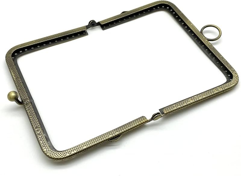 Square Sew-In Kiss-Lock Purse Frame