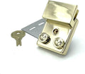 Press Tongue Latch Lock Clutch Purse Handbag Bag Lock with Key Zinc alloying for Purse Bag Wallet Clutch Making