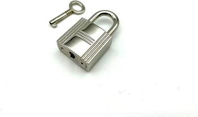 Bag Purse Clutch Padlock with Key zinc alloying for Jewelry Necklace Charm Box Making Hardware