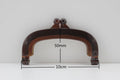 Glue-In Kiss-Lock Purse Frame, 4" (10.5 cm)