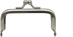 Glue-In Kiss-Lock Purse Frame, 3" x 1 5/8" (7.5 x 4 cm) - 6.5mm Ball Clasp