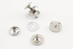Round Rivet Magnetic Snaps Bag Button Purse Leather Closures for Sewing Purse Bag Clutch Wallet