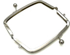 Arch Glue-In Kiss-Lock Purse Frame, 4 3/4" x 2 3/16" (12 x 5.5 cm)
