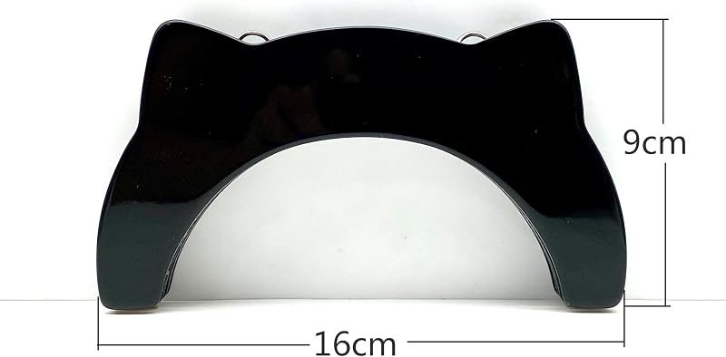 Acrylic Purse Frame with Chain Loops, 6 1/4" x 3 1/2" (16 x 9 cm)