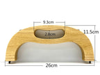 Wood Purse Frame, 10 1/4" (26 cm)