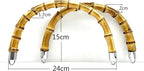 U Shape Bamboo Bag Purse Handles for Knitting Bag Purse Handle Making
