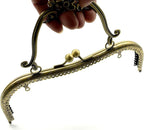 Rectangle Sew-In Kiss-Lock Purse Frame, 8" x 3" (20.5 x 7.5 cm)