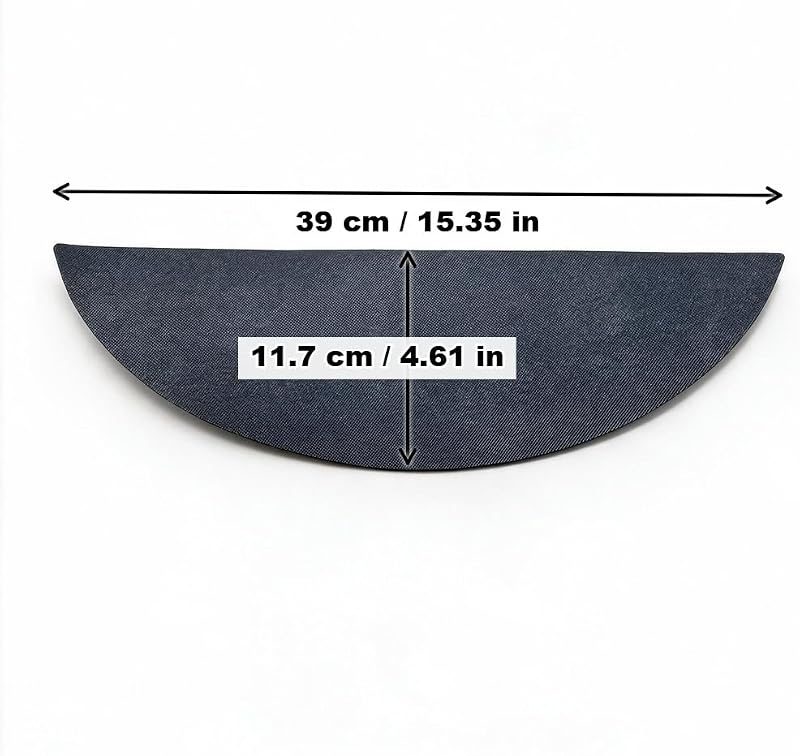 Sun Hat Brim Insert, PP Plastic Hat Stiffener for Wide Brim Hats and DIY Hat Making, 5 Pieces