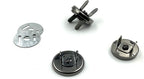 Round Cover Magnetic Snaps Bag Button Purse Leather Closures for Sewing Purse Bag Clutch Wallet - Full-Cover Magnetic…