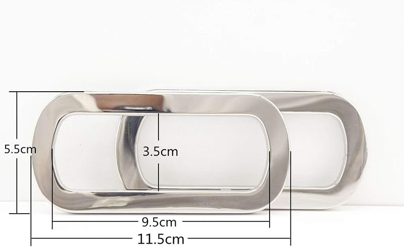 Oval Metal Iron Oval Cut Out Purse Handles Handbag Handle for Bag Making Purse Making Handle Replacement per lot