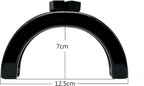 Half-Round Acrylic Kiss-Lock Purse Frame, 5" x 2 3/4" (12.5 x 7 cm)