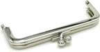 Rectangle Glue-In Kiss-Lock Purse Frame, 4" x 1 5/8" (10 x 4 cm)