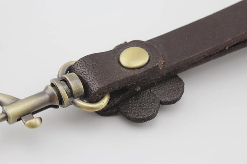 Genuine Leather wristlet strap Wrist straps Handle with lobster clasp for key fob replacement