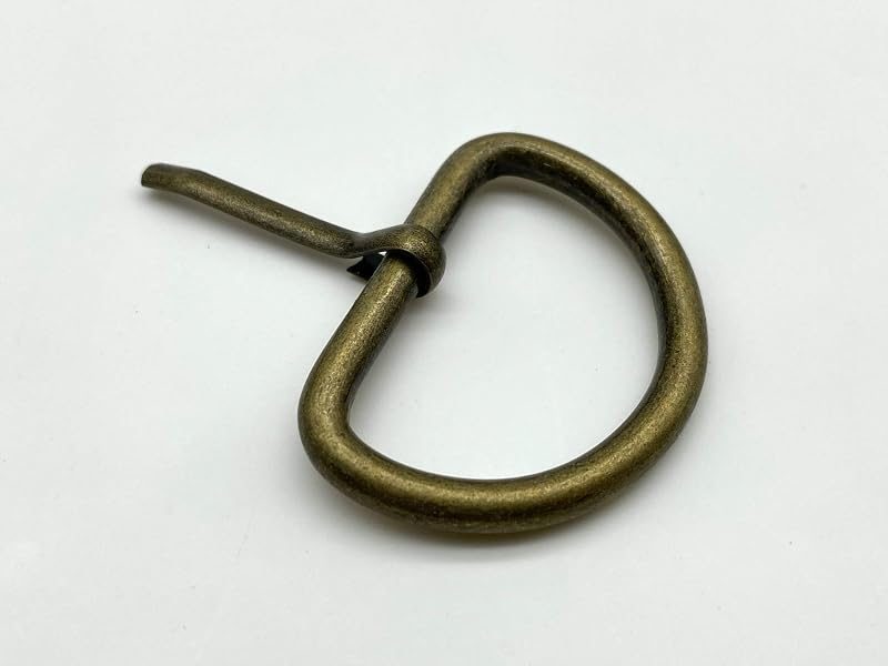 Iron D Ring pin Belt Strap Buckle Loops Clasp for Bag Purse Leather Belts Crafts Accessories