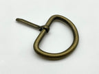 Iron D Ring pin Belt Strap Buckle Loops Clasp for Bag Purse Leather Belts Crafts Accessories