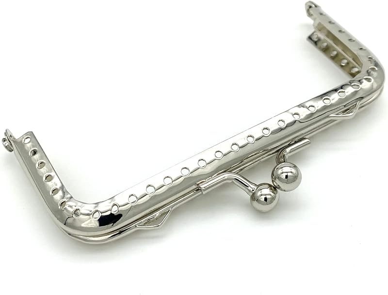 Rectangle Sew-In Kiss-Lock Purse Frame, 4 1/4" x 1 3/4" (11 x 4.5 cm)