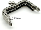 Crown Sew-In Kiss-Lock Purse Frame, 2" x 1 3/16" (5 x 3 cm)