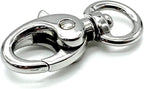 Mini Oval Trigger Clasp, Swivel Round Eye (8mm)