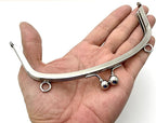 Arch Glue-In Kiss-Lock Purse Frame, 5 3/4" x 2 5/8" (14.5 x 6.5 cm)