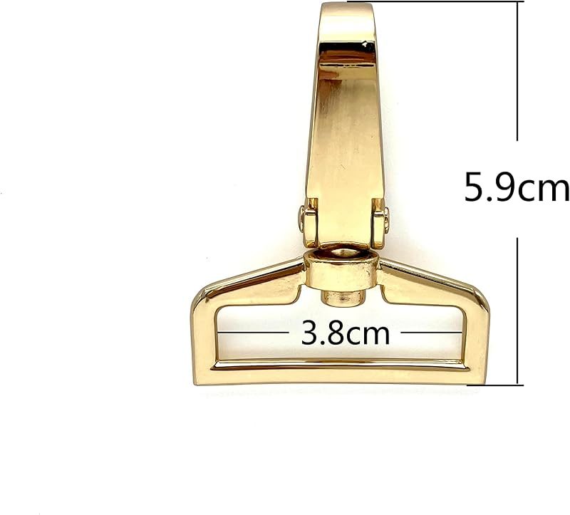Flat-Gate Swivel Snap Hook, Wide Rectangle Eye