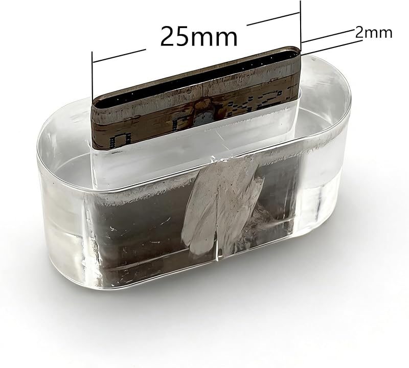 Flat Oblong Oval Leather Belt Hole Punch, Clear-Base Cutter