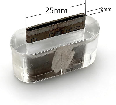 Flat Oblong Oval Leather Belt Hole Punch, Clear-Base Cutter